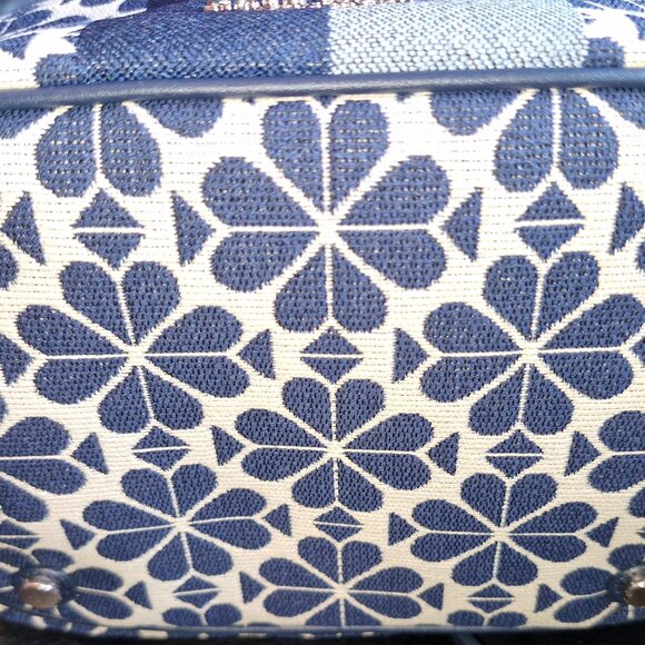 Kate Spade blue floral jacquard Crossbody Bag - Picture 7 of 7